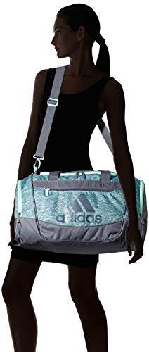adidas Defender III Duffel Bag, Clear Mint Jersey Fleck/Onix/Clear Mint, One Size