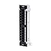 NavePoint 12-Port Cat5E UTP Unsheilded Mini Patch Panel with Wallmount Bracket Included Black