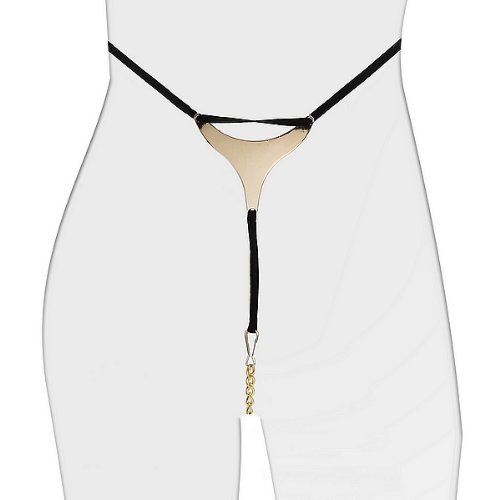 Vaginal Jewelry Gold Chain Gstring Lingerie Sexy Chain Thongs J1434