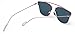 GAMT Mirrored Metal Frame Sunglasses Rimless Designer for Men Pink