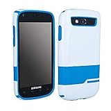 Body Glove Samsung Galaxy S BLAZE 4g T-Mobile Diamond Hard Shell White with Blue trim