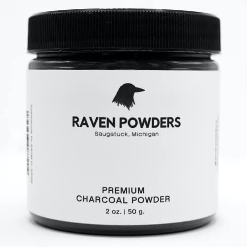 Raven Powders Polvo de carbón premium para dibujo y arte 50g