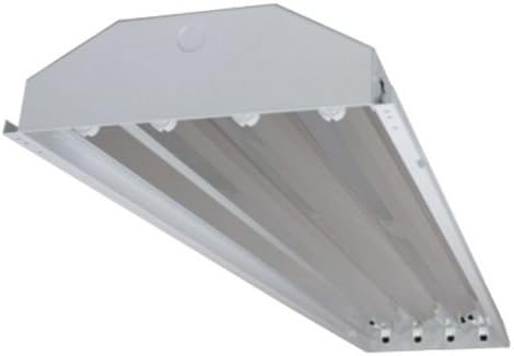 Four Bros - 4 Bulb / Lamp T8 LED HighBay Utility Shop Garage Warehouse Light Fixture 9,400 LUMENS!