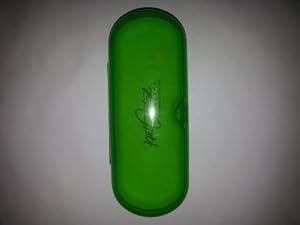 Image of Bright Colored Transparent Hard Eyeglass Cases (Green)