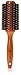 Ion Golden Wood Boar Bristle Round Brush Large, Salon Blowout, Shine & Volume