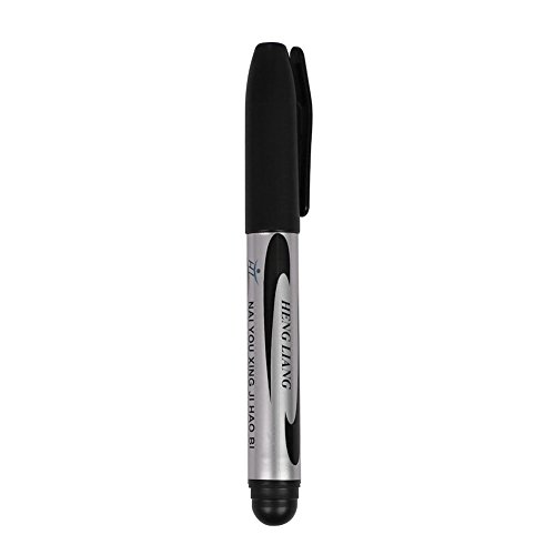 10 Count Permanent Markers Thick Point Resists Fading and Water Permanent Marker Pens Black Red Marker for Glass Metal Plastic Wood Paper