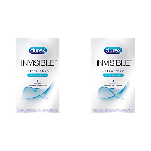 Condoms, Ultra Thin Lubricated Natural Latex, Durex Invisible Condoms, 8  Count - Ultra Sensitive, Lubricated, Transparent (Pack of 2) in Kenya |  Whizz Condoms