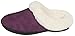 Luxehome Women's Cozy Fleece Plush House Slipper (6.5-7.5 US, Purple)