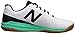 New Balance Men's 796v1 Hard Court Tennis Shoe White/neon Emerald 8.5 D US