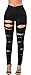Ermonn Women's Distressed Ripped Denim Pencil Jeans Stretch High Waist Pants