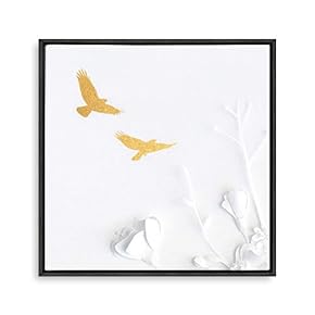Framed Canvas Home Artwork Decoration Annual Ring Canvas Wall Art for Living Room, Bedroom - 16x16 inches