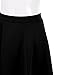 Doublju Womens Basic Versatile Stretchy Flared Skater Skirt