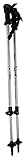 Ski poles Telescopic adjustable Collapsible kids junior downhill /alpine ski poles pair with baskets 2017 Model New