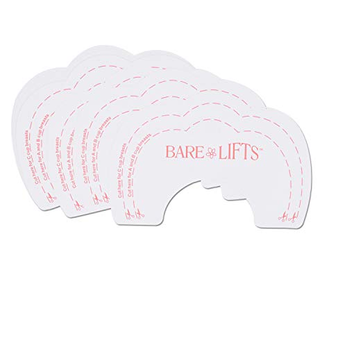 NippleCovers, 10 Pairs Sexy Breast Lift Tape Satin Pasties Adhesive Bra and 10 Pairs Nippleless Cover Disposable Invisible Nipple Covers Pasties for Women