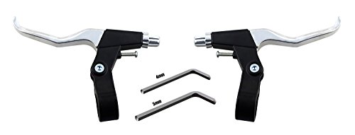 BeeChamp 1 Pair Full Aluminum Mountain Road Bike Bicycle Cycle Brake Levers Handles 22MM