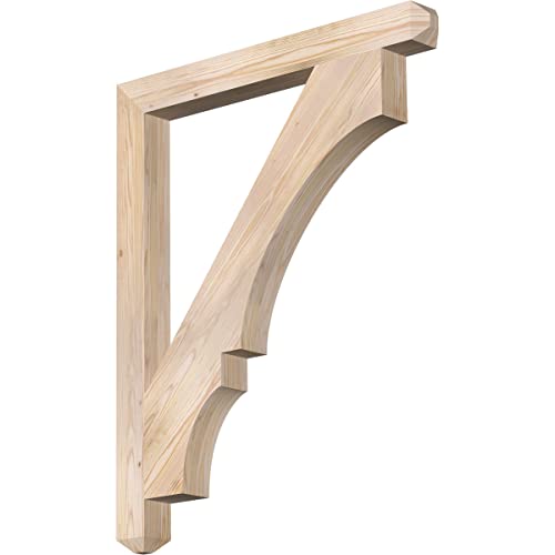 3 1/2"W x 36"D x 44"H Balboa Craftsman Smooth Bracket, Douglas Fir