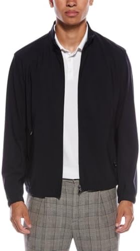 Theory FL Track JKT.Paper N Black at Amazon Men's Clothing store