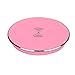 Sonmer Wireless Charger Pad For Iphone 8/8 Plus/X/Samsung Galaxy S9/S9 Plus/S8/S8 Plus/S7/S7 Edge/Note 5/S6 Edge+ Plus And Other Qi Compliant Device (Pink)