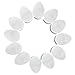 BestPysanky 12 White Plastic Easter Eggs