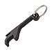 Kobwa? Aluminium Alloy Keychain Key Tag Chain Ring Bottle Opener,Black With Keyring