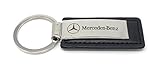 MB Black Leather Mercedes Keychain Mercedes Leather Metal Keyring