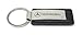 MB Black Leather Mercedes Keychain High Quality Mercedes Leather Metal Keyring