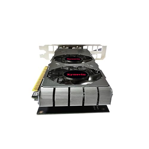 Xynsviu GeForce GT 740 Grafikkarte Low Profile 2GB GPU PC 4 Monitor HDMI Port GDDR5 128 Bit DirectX 12 PCI Express X16 3.0 Mehr Monitor Unterstützung Grafikkarte (GT740 2G 4HDMI)