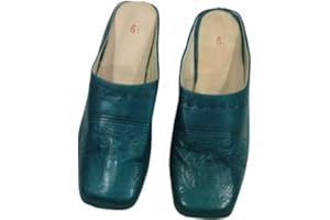 Leather slippers, babouche, Handmade, For Women Slipper Withe a heel,Leather shoes slippers, Baboush For Home and Outside