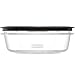 Rubbermaid Premier Food Storage Container, 9 Cup, Gray, Pack of 2