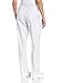 ScrubZone Women's Full Elastic Waist Cargo Scrub Pant, White, 3X-Large