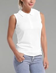 BUBBLELIME Women's UPF 50+ Golf Tennis Sleeveless