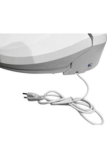 Bidet4me E-200B Elongated Electric Bidet Seat with Dryer, White