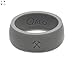 Men's Grey Classic Quality Silicone Ring Size 11