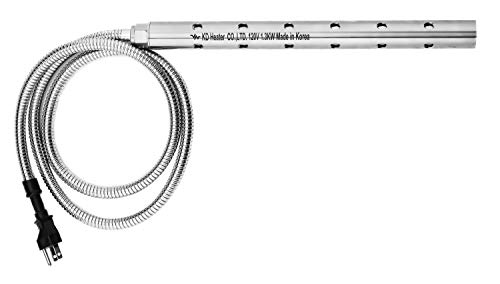 1300W 120V Stainless Fully Submersible Portable Electric Immersion Water Heater,100% Waterproof Immersion Water Heater, Bucket Water Heater, Easy and Convenient to use, Very Little Maintenance