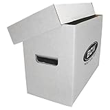 BCW Short Comic White Storage Box | Holds 150-175