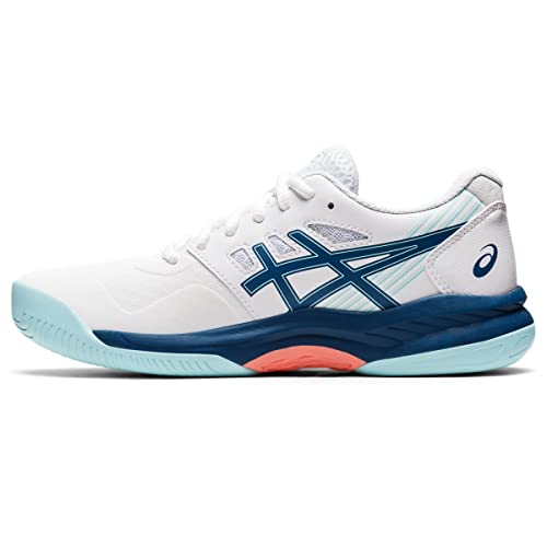 ASICS Women's Gel-Game Tennis Shoes, White/Light Indigo in