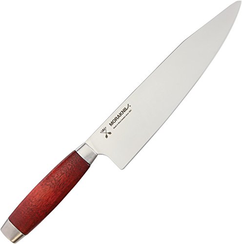 Morakniv Classic 1891 Chef s Knife with Sandvik Stainless Steel Blade, 8.7 Inch, Red