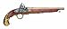 Denix 18th Century German Flintlock Pistol, Brass - Non-Firing Replica
