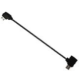 Anbee Nylon Braided [Reverse Micro-USB] Cable 8.14 inch for DJI Mavic Pro/Maivc Air/Mavic 2 Pro Zoom/Spark Drone, Fits Android Cellphone and Tablets