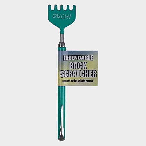 Executive Telescopic Extendable Soft Grip Metal Back Scratcher