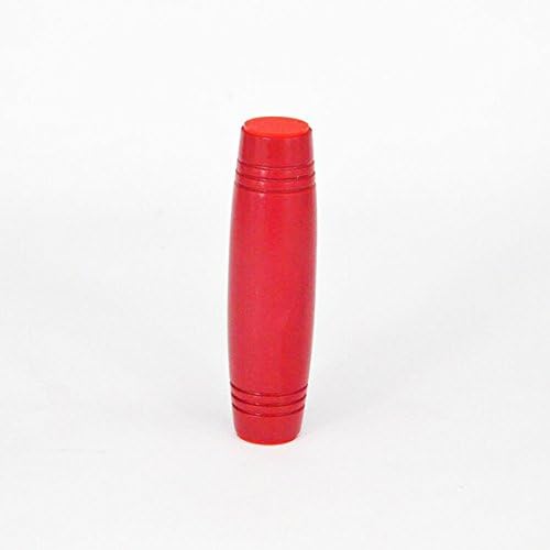 Amazing Desk Toy,Beech Fidget Spinner Stick Rolling Stick Desktop Flip Toys Stress Anxiety Release for Office Home Party Class Bar (Red)