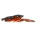 Tackle HD 8-Pack Hi-Def Craw Bass Lures, 3D Scanned from Live Crawfish, 3-Inch Soft Plastic Crawfish Lures for Bass Fishing, Rubber Fishing Lures for Freshwater, Brown & Orange