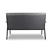 JIASTING Mid-Century Modern Solid Loveseat Sofa Upholstered Fabric Couch 2-Seat Wood Armchair Living Room/Outdoor Lounge Chair,50”W (Fabric) Grey