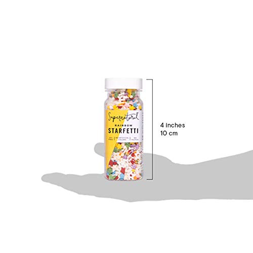Rainbow Starfetti Sprinkles by Supernatural | No Artificial Dyes | Gluten Free | 2.5oz (3 Pack) - Thumbnail 7