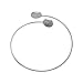 SENFAI turkey blue Evil Eye Bangle Jewelry For Women Bracelet Bangles Cuff ( silver)