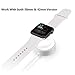 Joselinen Compatible with Apple Watch Magnetic Wireless Charger Pad Charging Cable Cord Compatible with Apple Watch iwatch 38 mm/42 mm Series 1/2/3/4, 3.3Ft White
