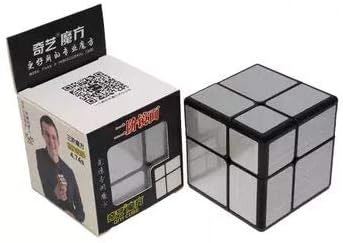 Cubelelo QiYi 2x2 Silver Mirror Rubik Rubix Rubic Cube Puzzle Toy