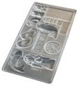 Polycarbonate Chinese Assorted Chocolate Mold, 11 Cavities
