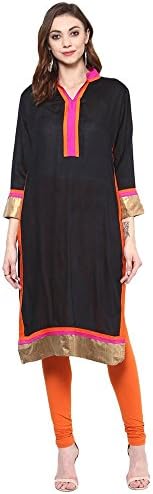 RISHABH Women's Rayon Regular Fit Kurta