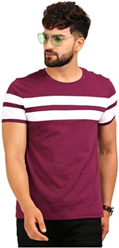 AELO Men's Cotton T Shirt-(Amt1020-Pn)